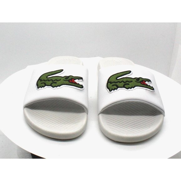 Lacoste Mens Croco Slide, Adult, Whit - Picture 6 of 8